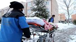 Hasta Nakil Ambulanslarını kar kış engelleyemedi