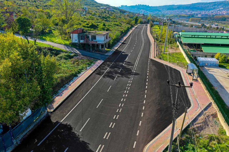 Kocaeli'nde bir yılda 98 km asfaltlama yapıldı 