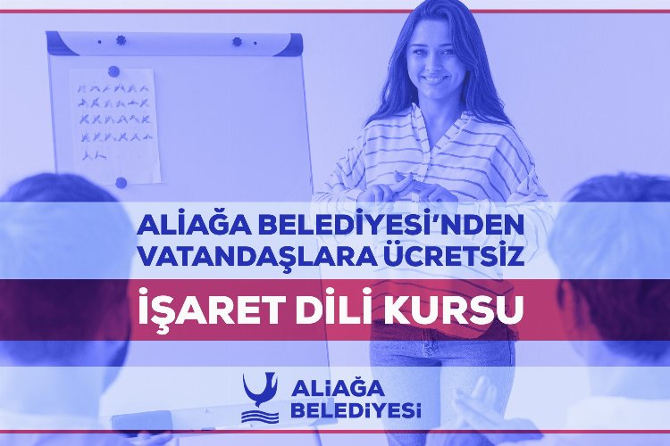 İzmir Aliağa'da ücretsiz dil kursu 