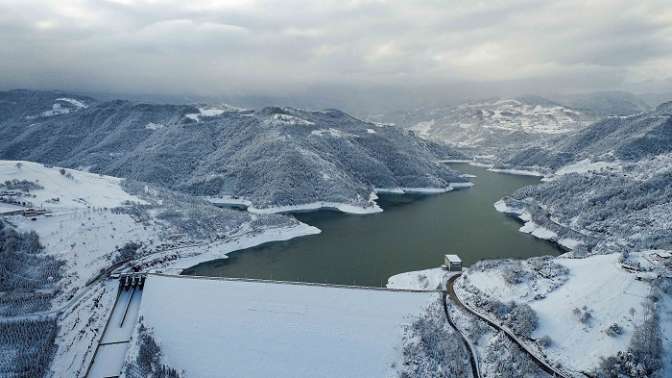 Kar yağışları Yuvacık Barajı'na yaradı