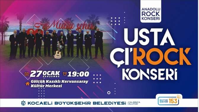 Usta Çı’rock (Anadolu Rock) grubu ilk konserini veriyor