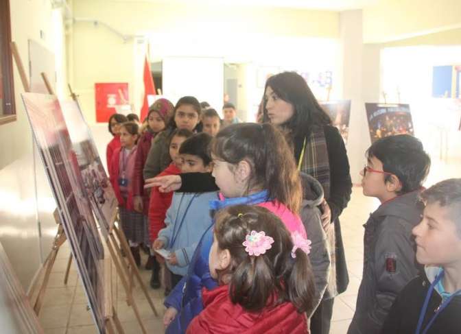 Başkan Ellibeş Dostluk Ortaokulu 15 Temmuz Sergisinde