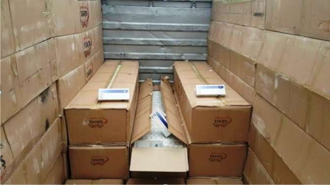 124 bin paket kaçak Sigara ele geçirildi