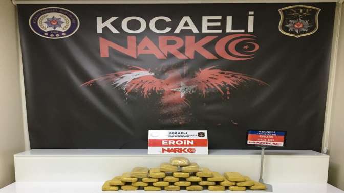 14 kilo 400 gram eroin ele geçirildi