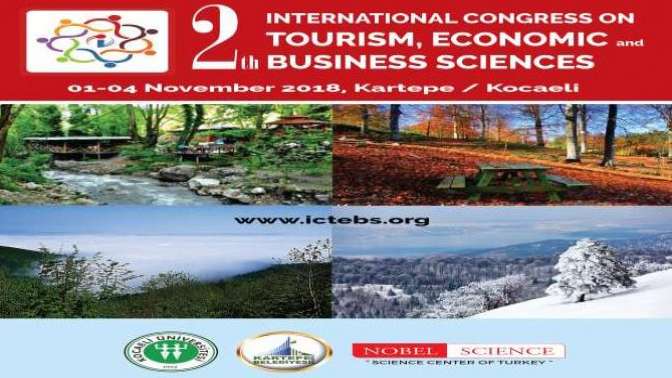 2. Uluslararası Turizm, Ekonomi ve İşletme Bilimleri Kongresi Kartepede Yapılacak