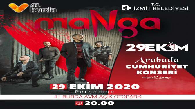 29 Ekimde Manga konser verecek