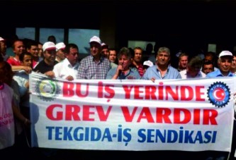 800 işçi greve çıktı, üretim durdu