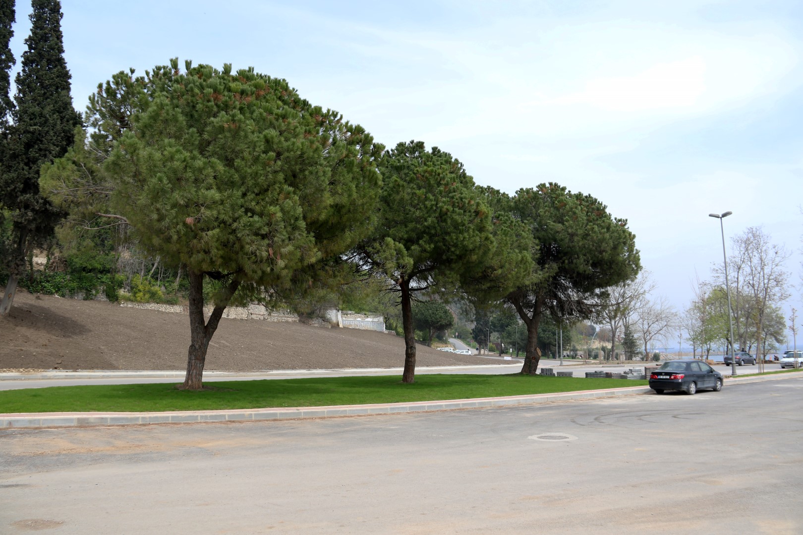 Kocaeli Darıca sahil parkına çevre düzenlemesi