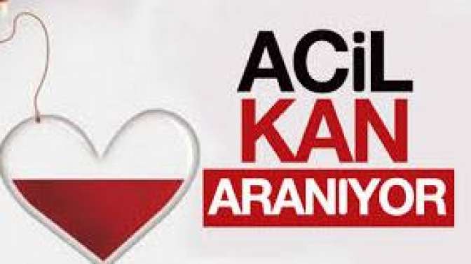 Acil Kan Aranıyor.!