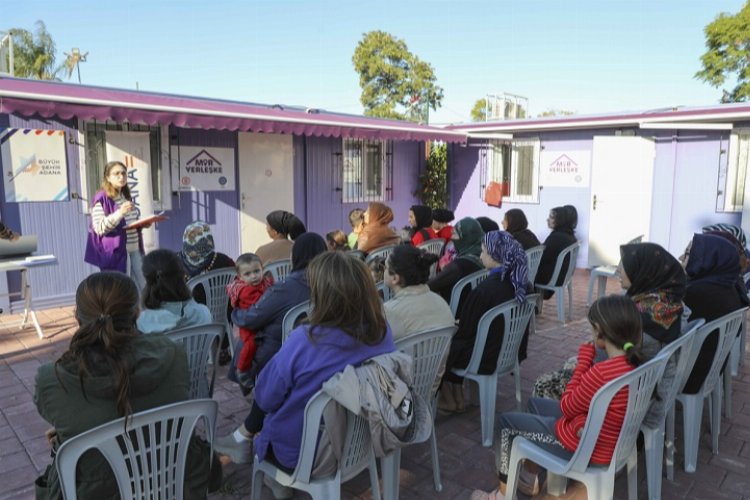 Adana Mor Yerleşke’de Kadına Şiddetle Mücadele Atölyesi