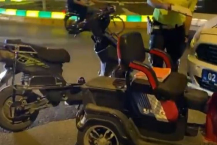 Adıyaman'da elektrikli bisiklet kazası 