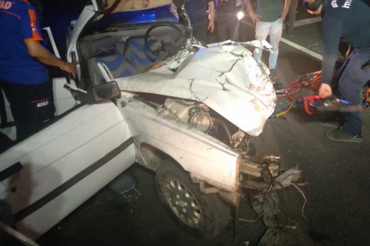 Adıyaman'da kaza: 1 ölü 1 yaralı 