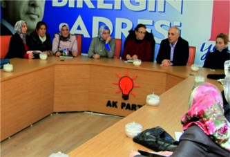 Akbaş’tan AKP’li Kadınlara Ziyaret