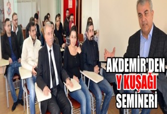 Ali Akdemir’den ‘Y’ kuşağı semineri