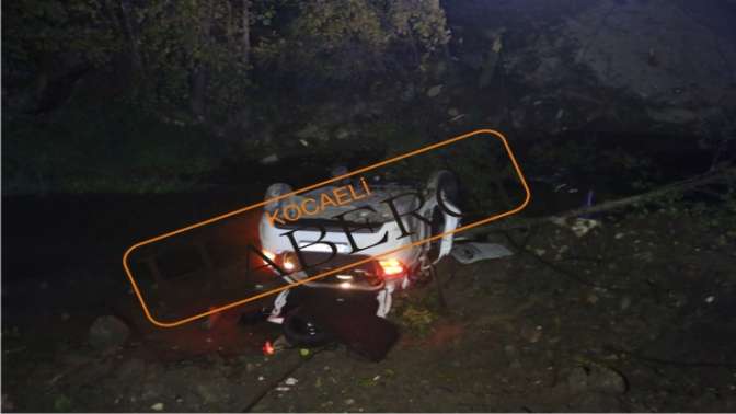 Alkollü sürücü takla atarak durabildi