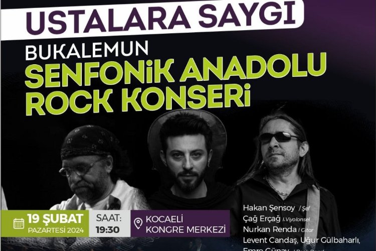 Anadolu Rock’un ustalarına 'senfonik' saygı konseri