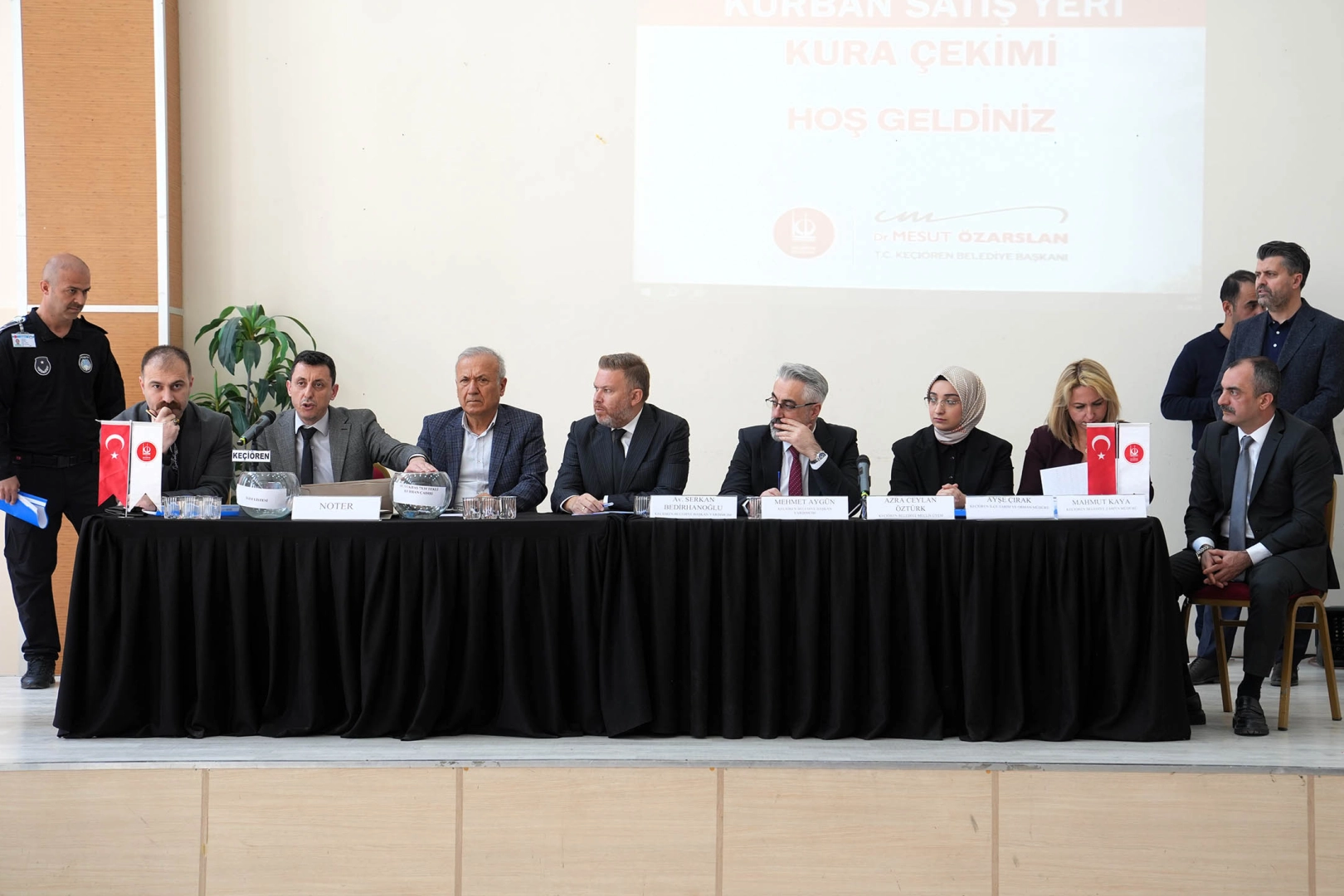 Ankara Keçiören’de kurban satış alanları noter huzurunda belirlendi