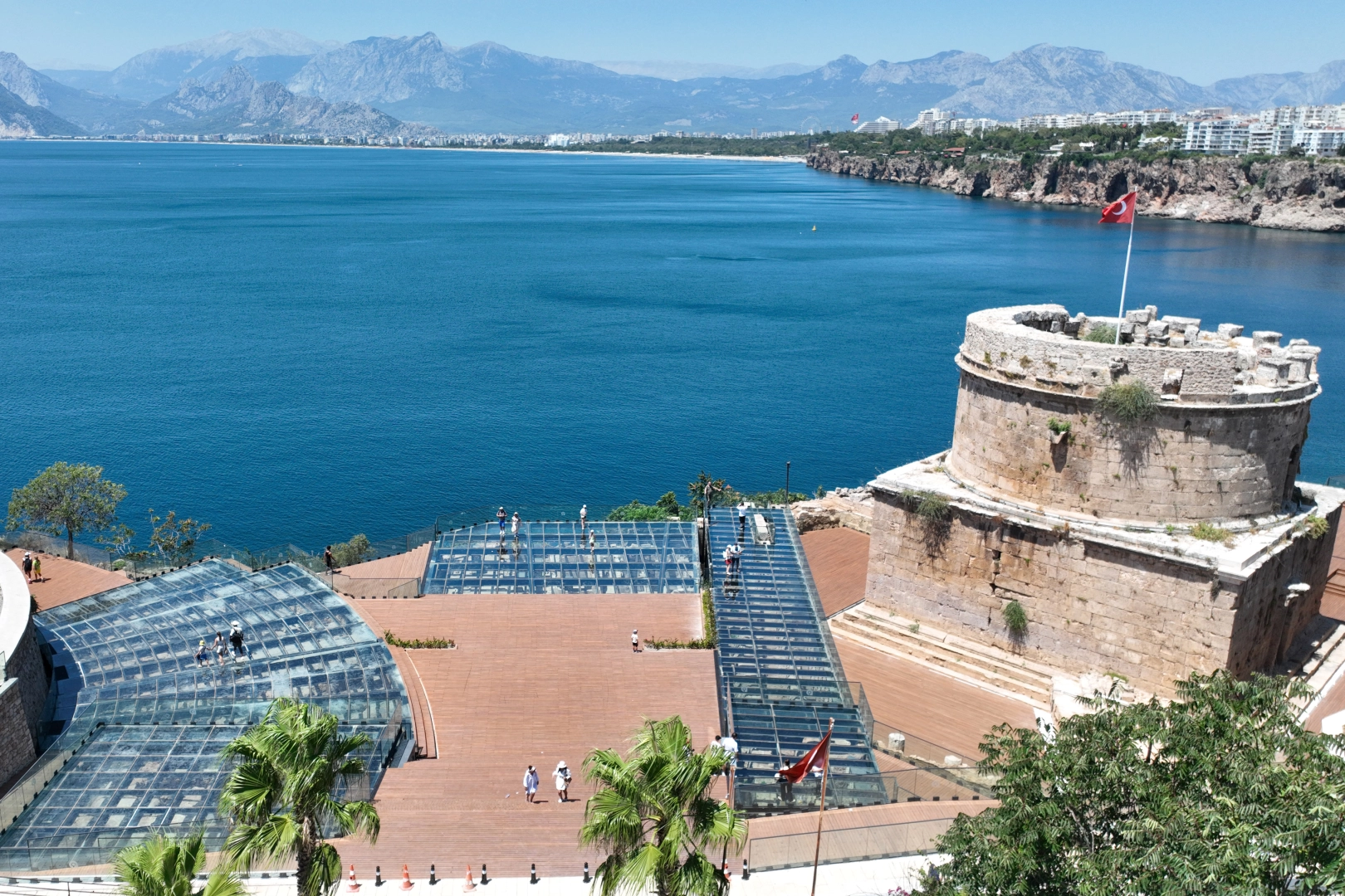 Antalya’da Hıdırlık Kulesi yeniden ziyarete açıldı