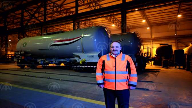Bakan Varank, Irakın petrolünü taşıyacak vagonları uğurladı