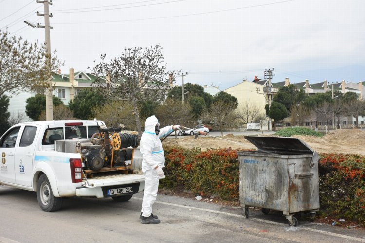 Balıkesir Edremit'te sinekle mücadeleye hız verildi 