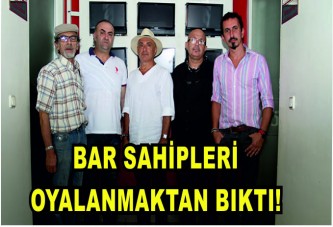 Bar Sahipleri Tepkili