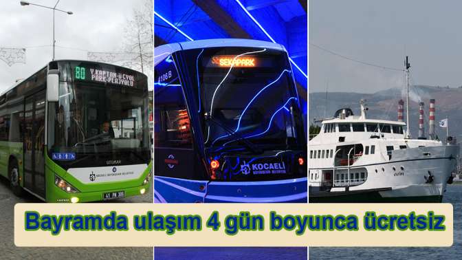 Bayramda ulaşım ücretsiz mi