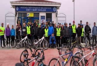 Bisikletseverler Üsküdar’ı unutmadı
