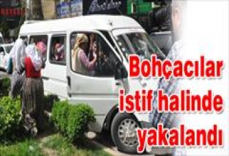 Bohçacılar istif halinde yakalandı