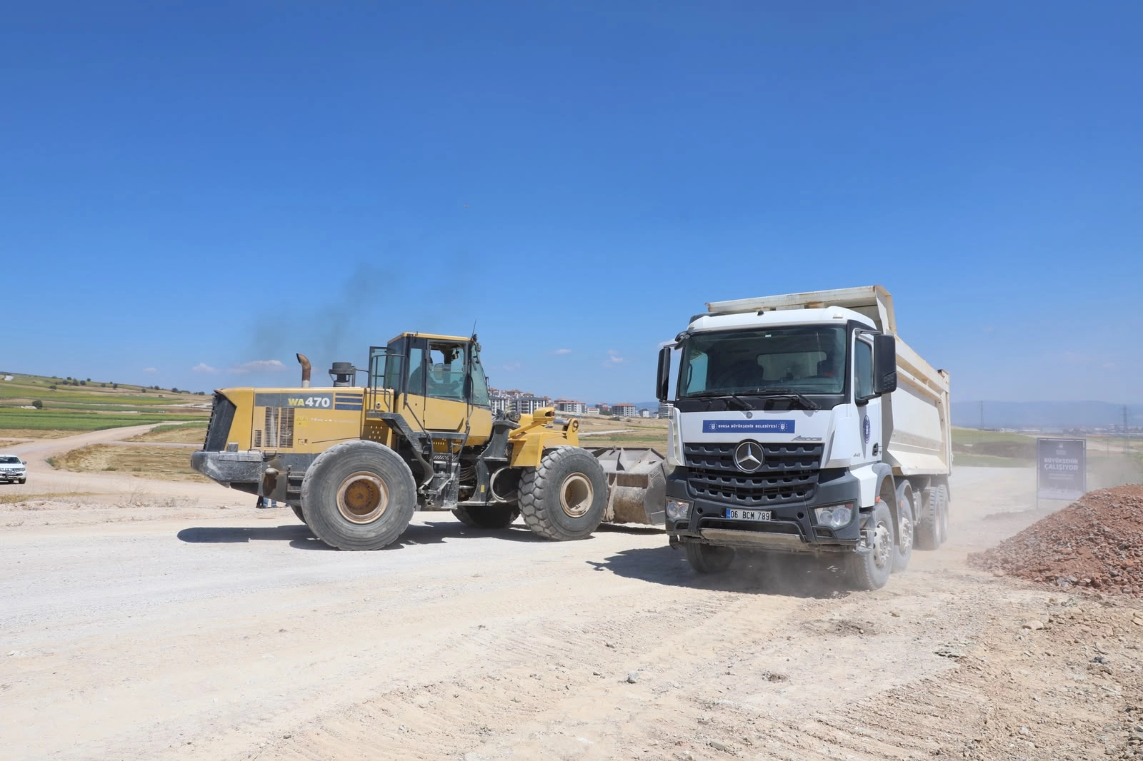 Bursa Büyükşehir’den İnegöl’e 18 kilometre uzunluğunda yeni yol