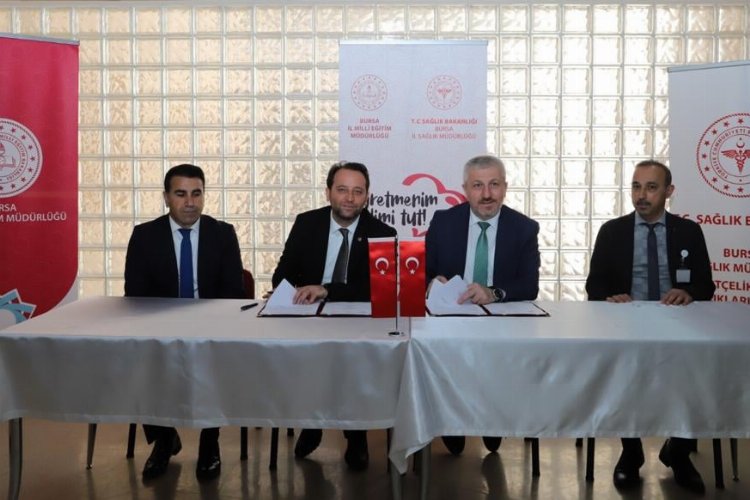 Bursa'da 'Öğretmenim elimi tut' projesi için iş birliği
