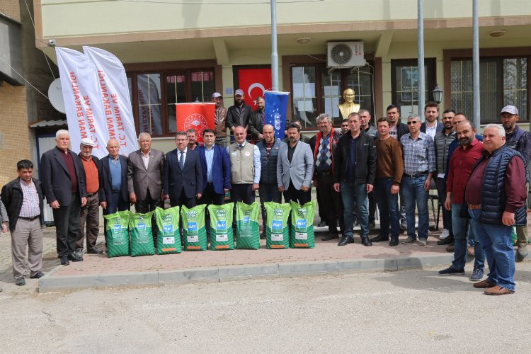 Bursa Mudanya'da silajlık mısır tohumu desteği