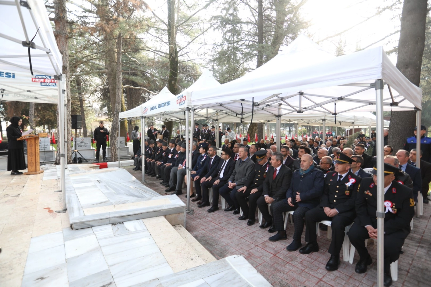 Bursa İnegöl’de Çanakkale şehitleri törenle anıldı