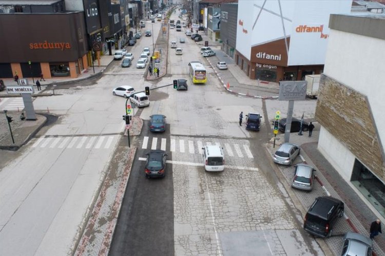 Bursa İnegöl'de Sanayi Bölgesinde tek yön uygulamaları başladı 