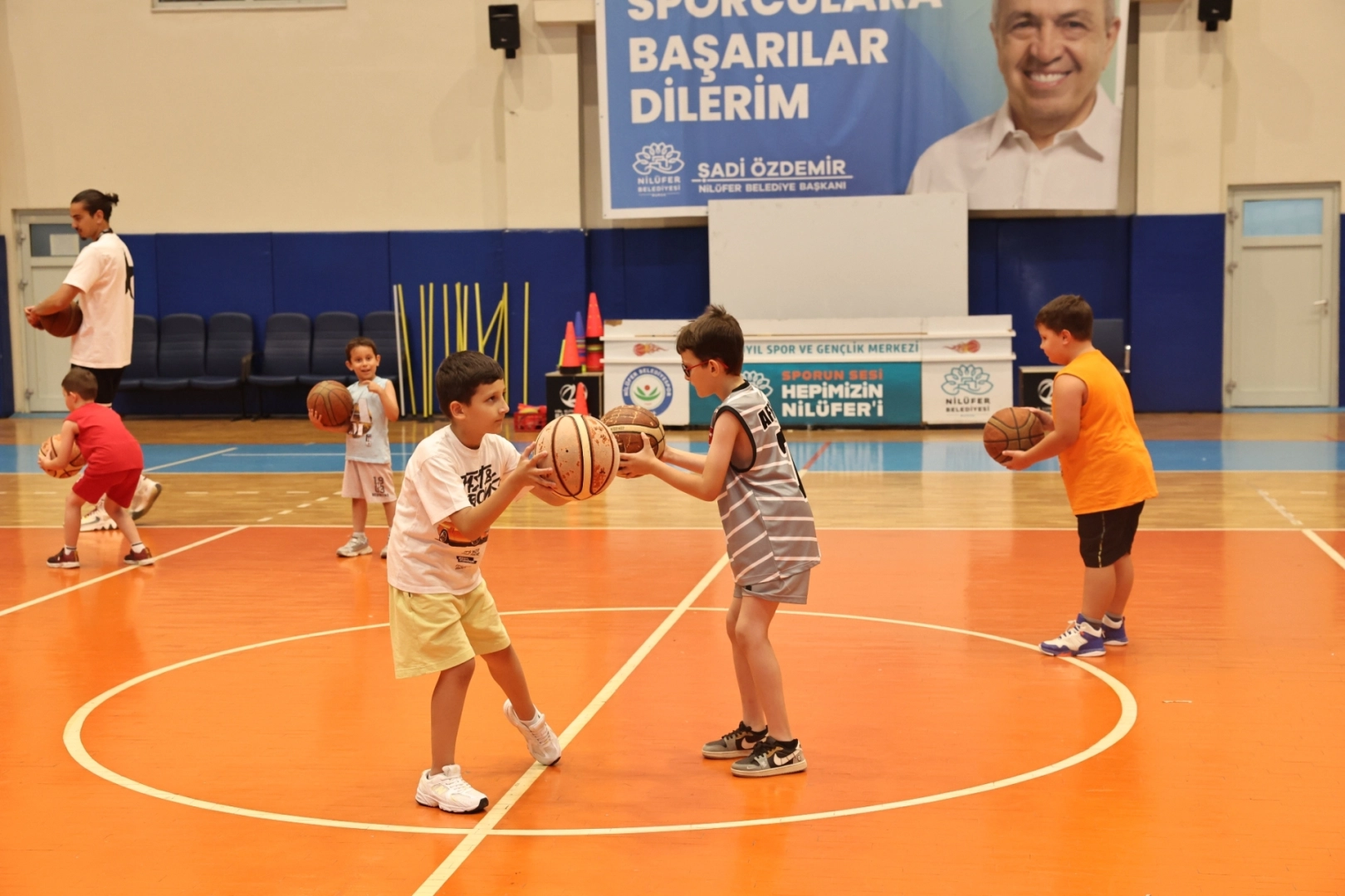 Bursa Nilüfer’de çocukların spor dolu yaz heyecanı