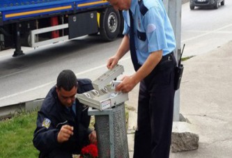 Çalıntı yazarkasa bulundu