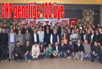 CHP gençliğe 100 üye
