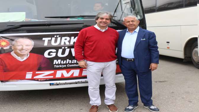 CHP İzmit’ten İnce’nin Mitingine Yoğun Katılım