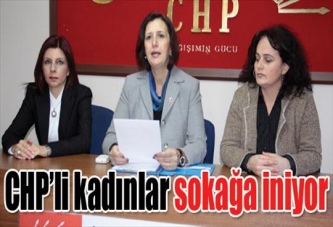 CHP’li kadınlar sokağa iniyor