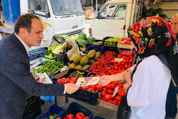 CHP'li Keleş halkın nabzını yokluyor