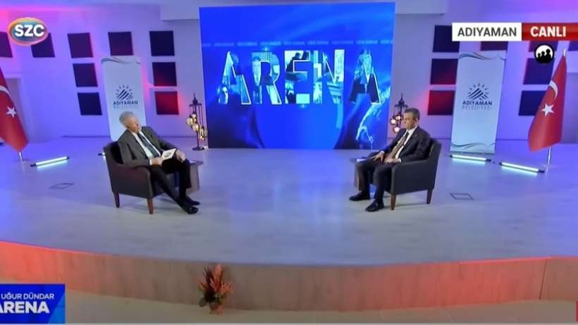 CHP LİDERİ ÖZGÜR ÖZEL ADIYAMAN’DA ARENA PROĞRAMINA KONUŞTU