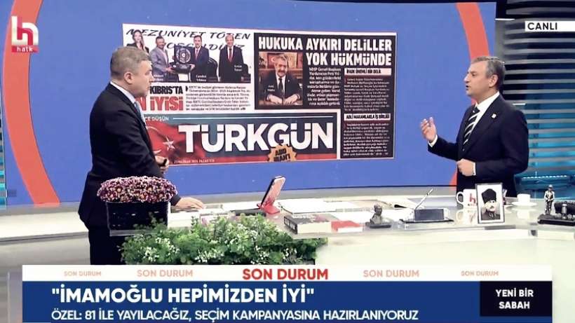 CHP Lideri Özgür Özel, Halk TV’de İsmail Küçükkaya’nın Programında Gündemi Sarsacak Açıklamalar Yaptı