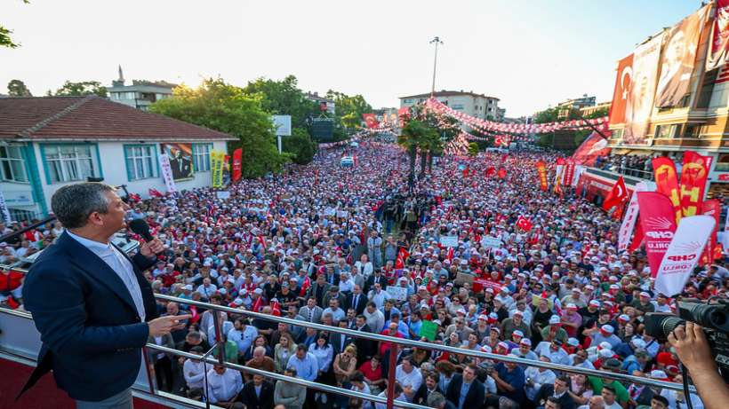 CHP Lideri Özgür Özel, Tekirdağ’da Millet İradesine Sahip Çıkıyor Mitingine Katıldı