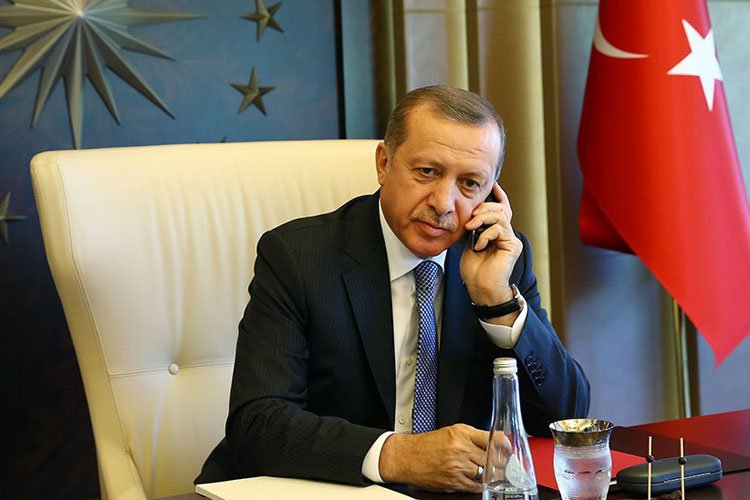 Cumhurbaşkanı Erdoğan'dan Berdimuhamedov'a tebrik telefonu