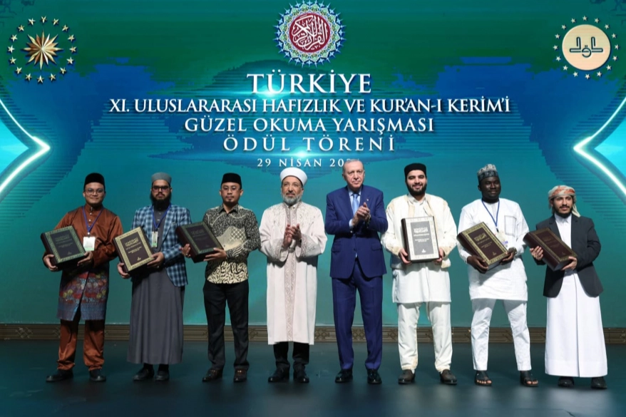 Cumhurbaşkanı Erdoğan’dan Kur’an-ı Kerim Yarışması'nda birlik ve kardeşlik vurgusu