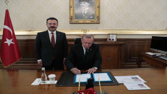 Cumhurbaşkanı Erdoğan, Kocaeli Valiliğini ziyaret etti