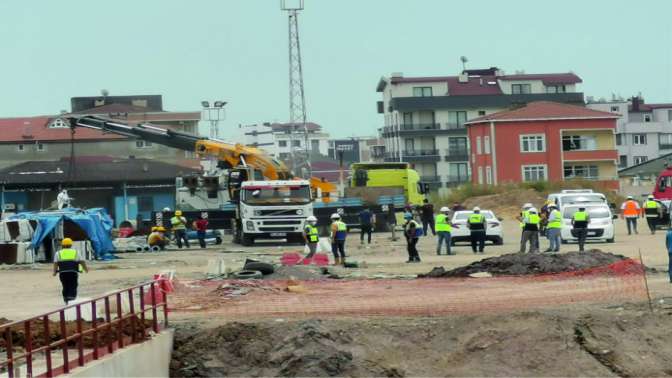 Darıcada iş kazası, 1 ölü