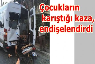 Darıca'da motor kazası