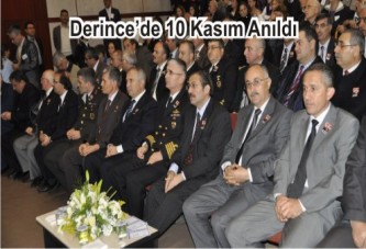 Derince’de 10 Kasım Anıldı