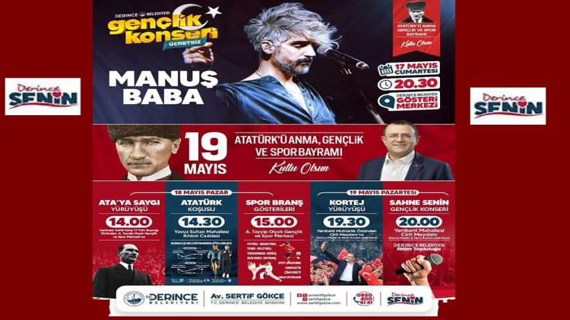 Derince’de kurtuluş Mücadelesinin Başladığı 106. Yılında 19 Mayıs Coşkusu