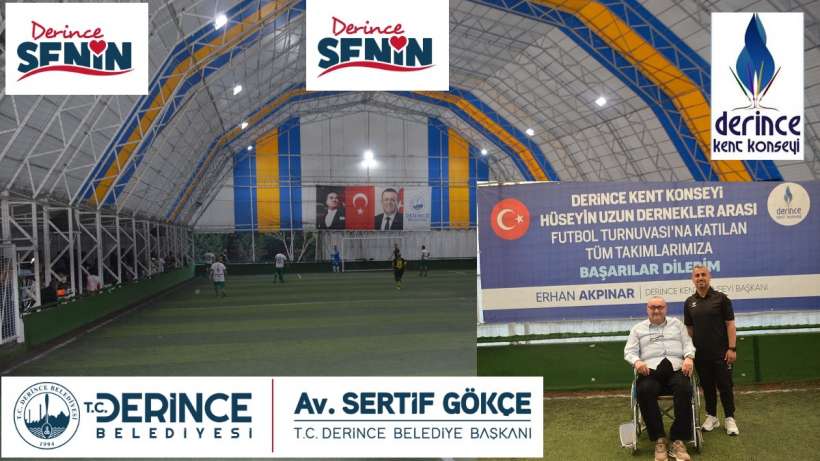 Derince Kent Konseyi Hüseyin Uzun Hemşehri Dernekleri Futbol Turnuvası Tam Hız Devam Ediyor